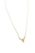 Grab the Bull Gold Pendant Necklace image 0