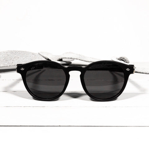 Post Matte Black Sunglasses | Brass & Unity image 0