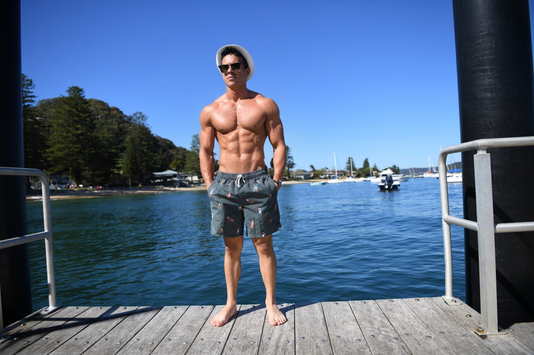 Surf Board Shorts | Island Haze image 0