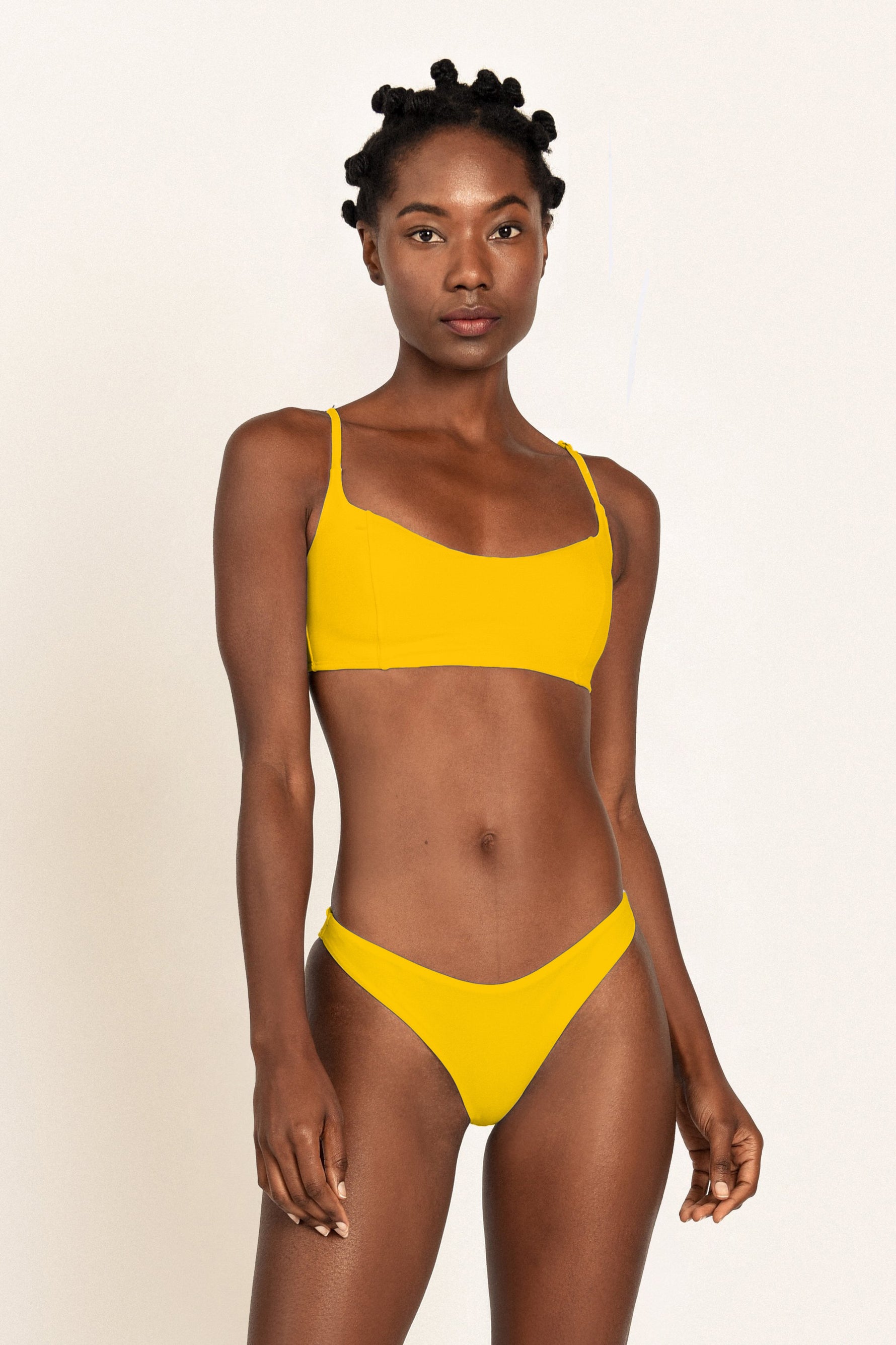 Mustard Bikini Top | Peixoto image 0