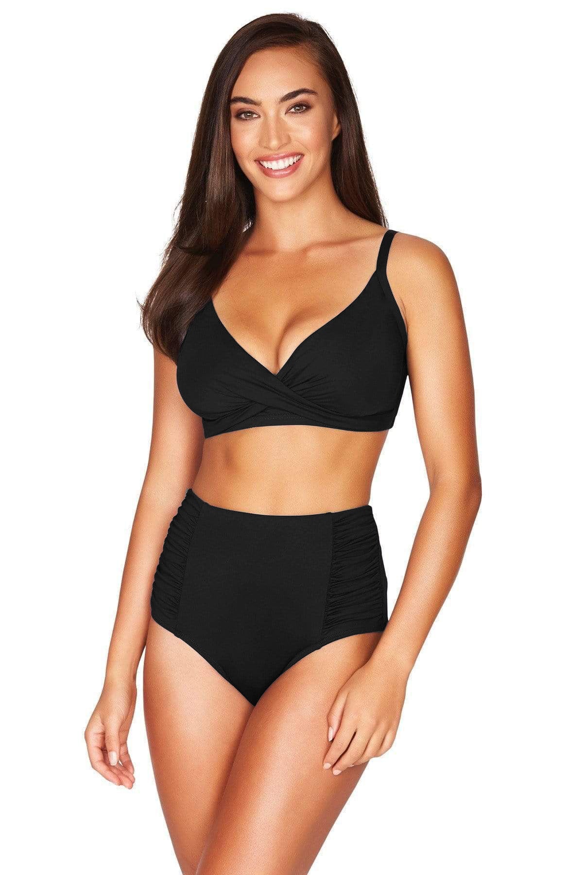 Tummy Control High Waist Swimsuit Bottoms | Sea Level Australia image 7