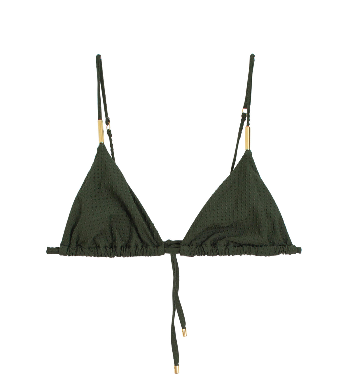 Army Green Bikini Top | PQ Swim image 6
