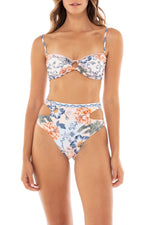 Reversible High Waist Bikini Bottoms | Agua Bendita image 8