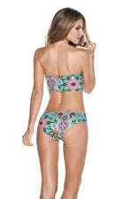 Floral Bandeau Bikini Top | Onda De Mar image 3