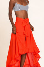 Cover Up Skirt Red | Peixoto image 4