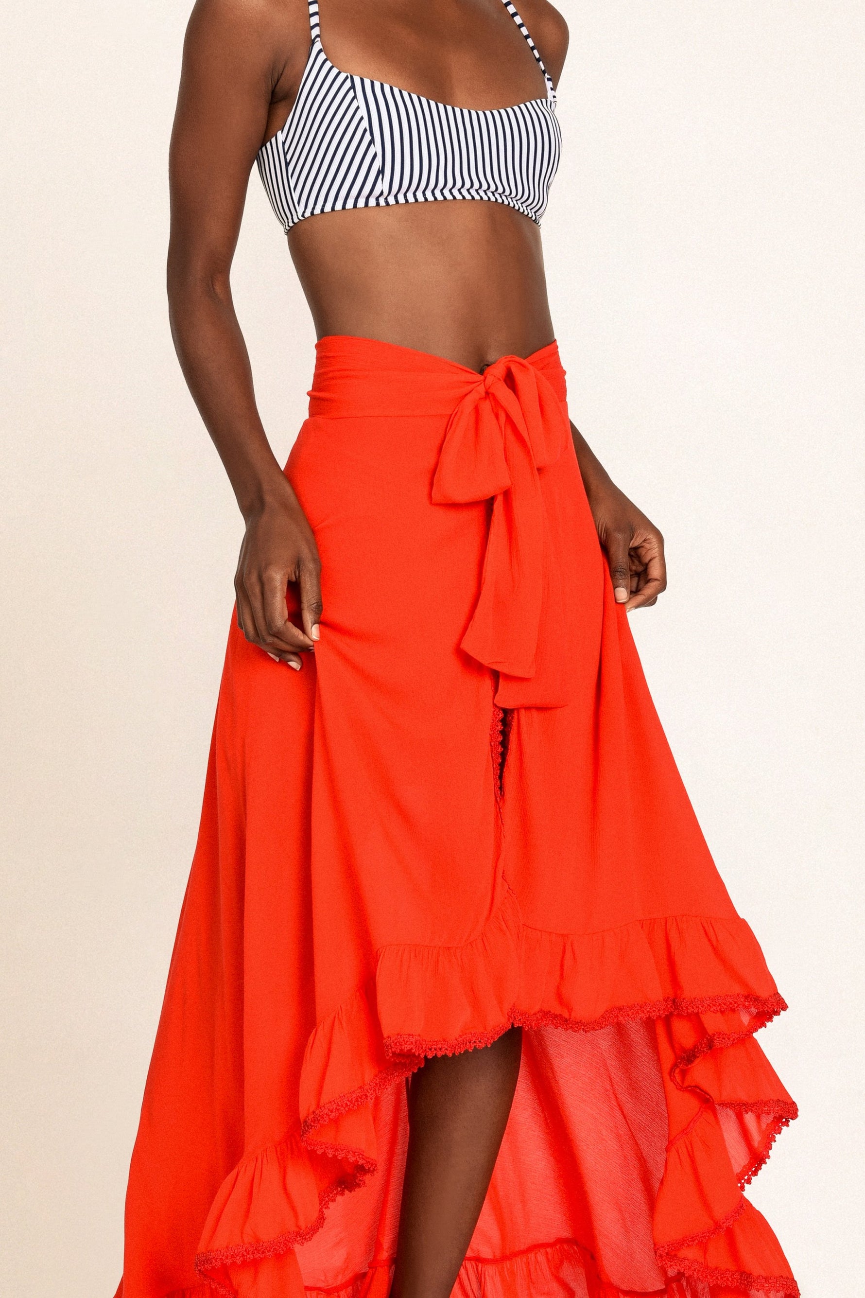 Cover Up Skirt Red | Peixoto image 4
