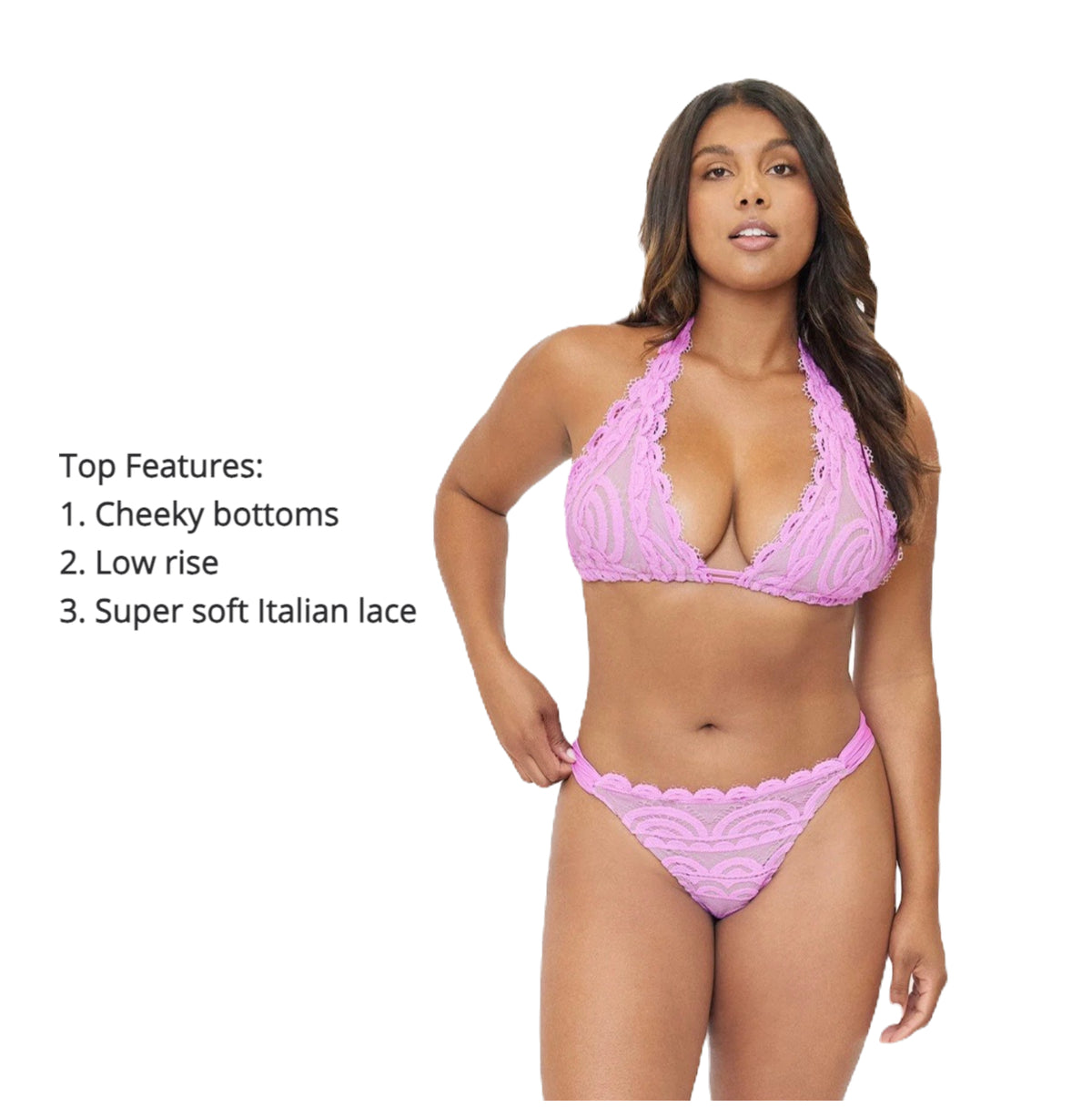 Lilac Bathing Suit Bottoms | PQ Swim image 4