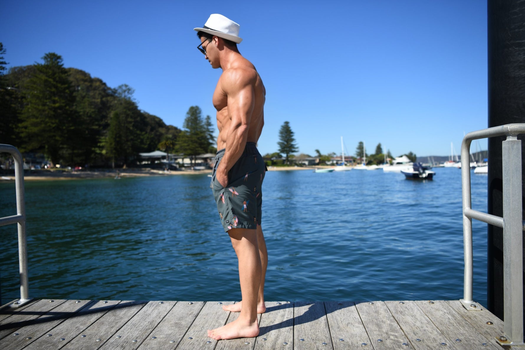 Surf Board Shorts | Island Haze image 1