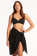 Short Black Sarong | Sea Level Australia image 0