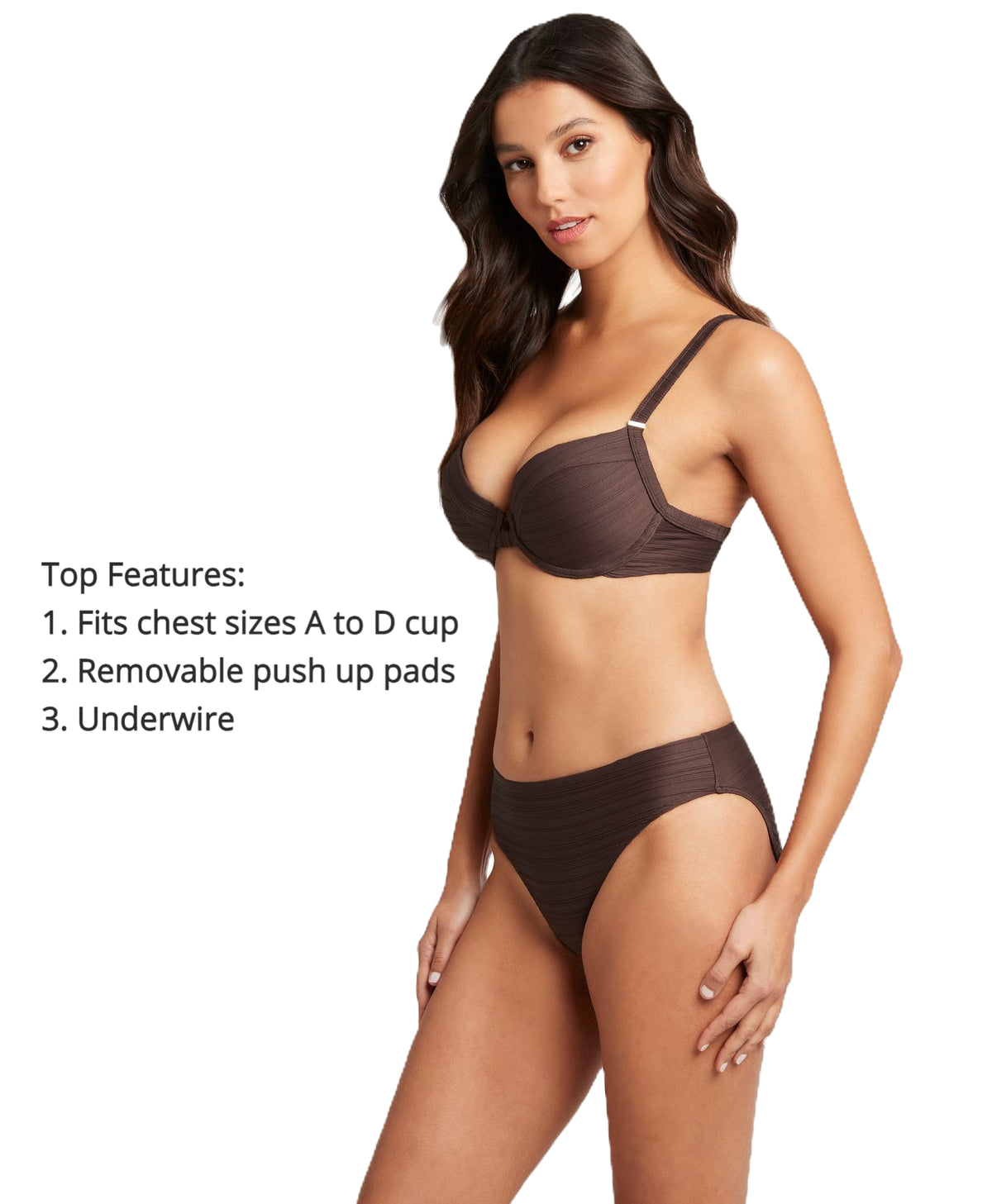 Push Up Bikini Top | Sea Level Australia image 3