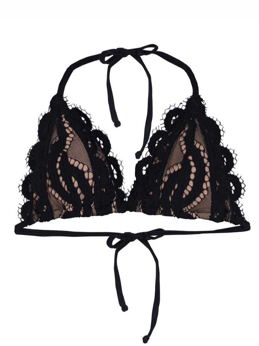 Black Bikini Top Lace | PQ Swim image 13