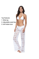 Lace Cover Up Pants | PQ Swim image 4