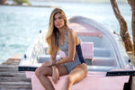 One Piece Swimsuit Jess Reversible Stripes | Maylana Swimwear image 0
