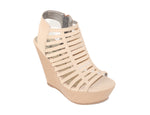 Nude Wedge Heels | Sergio Zelcer image 0