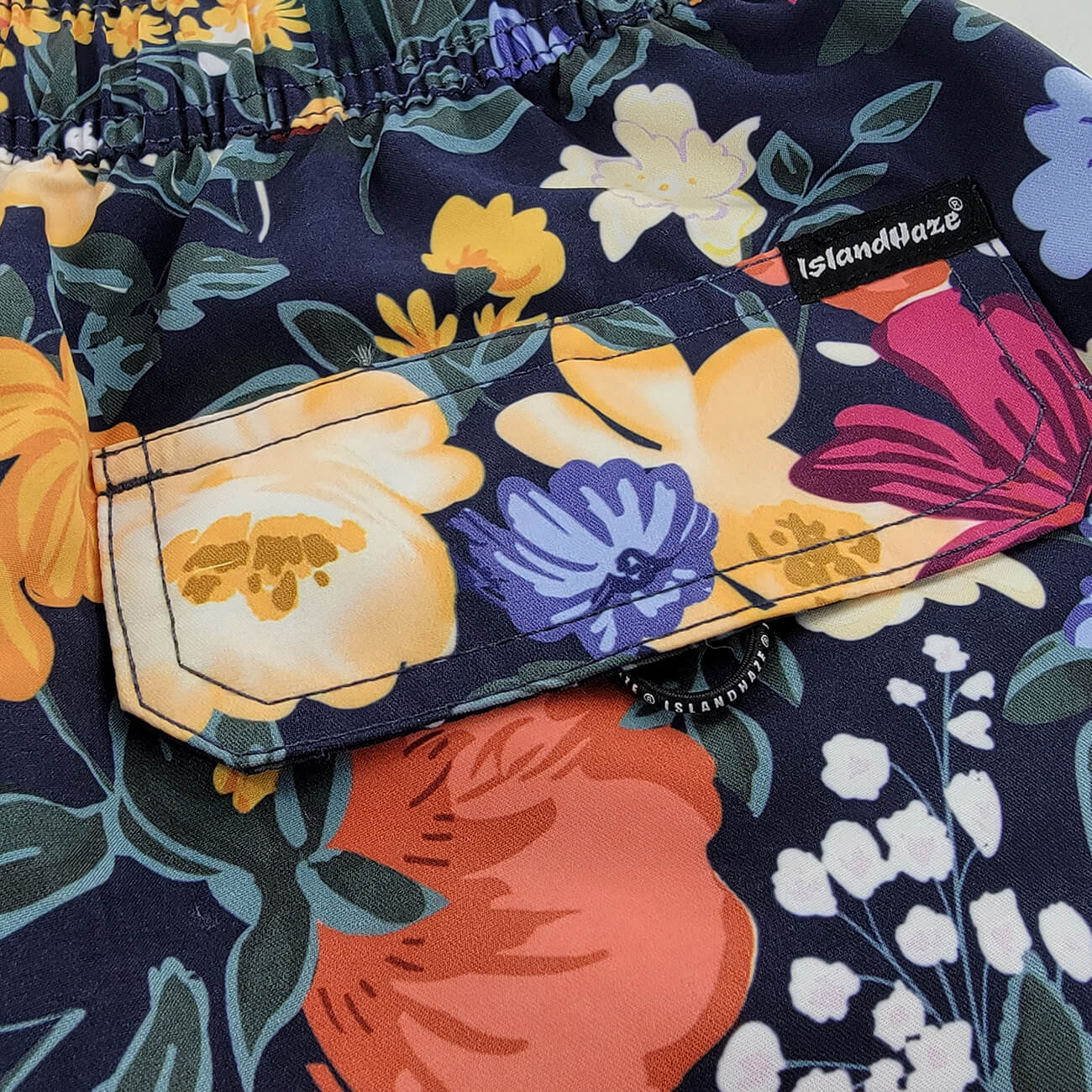 Mens Floral Swim Trunks | Island Haze image 5