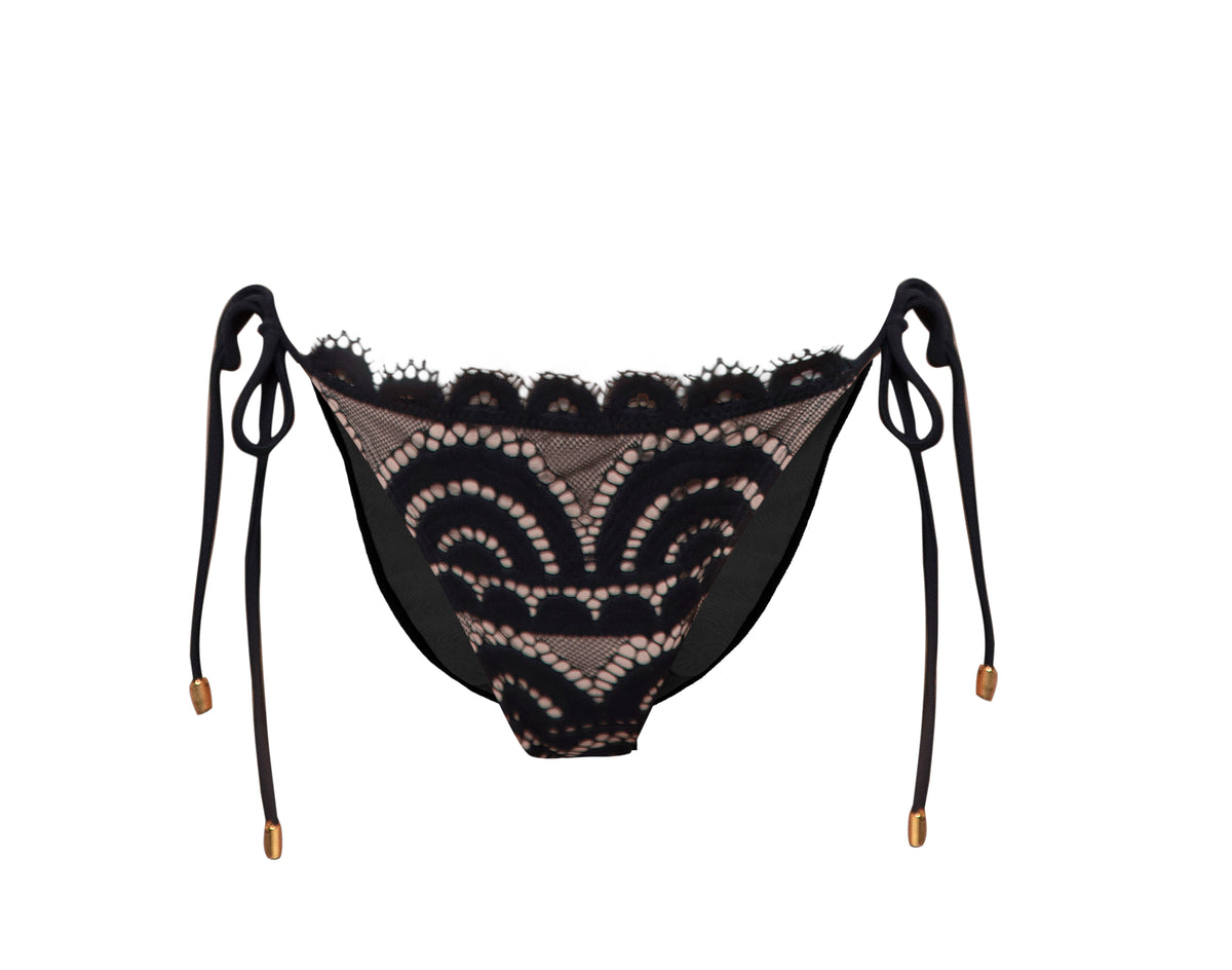 Cheeky Black Bikini Bottoms Lace | PQ Swim image 8