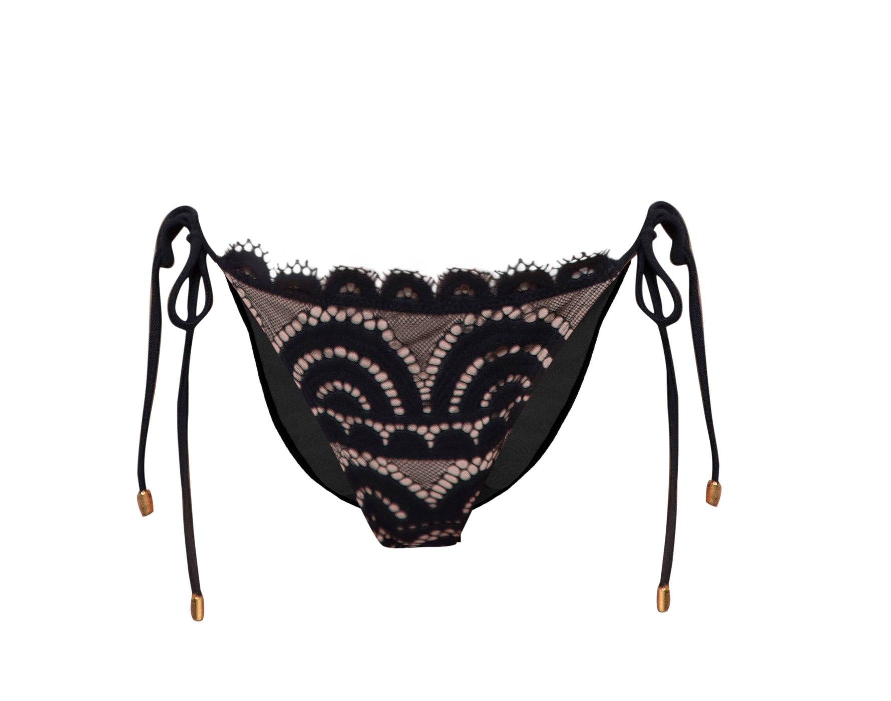 Cheeky Black Bikini Bottoms Lace | PQ Swim image 8
