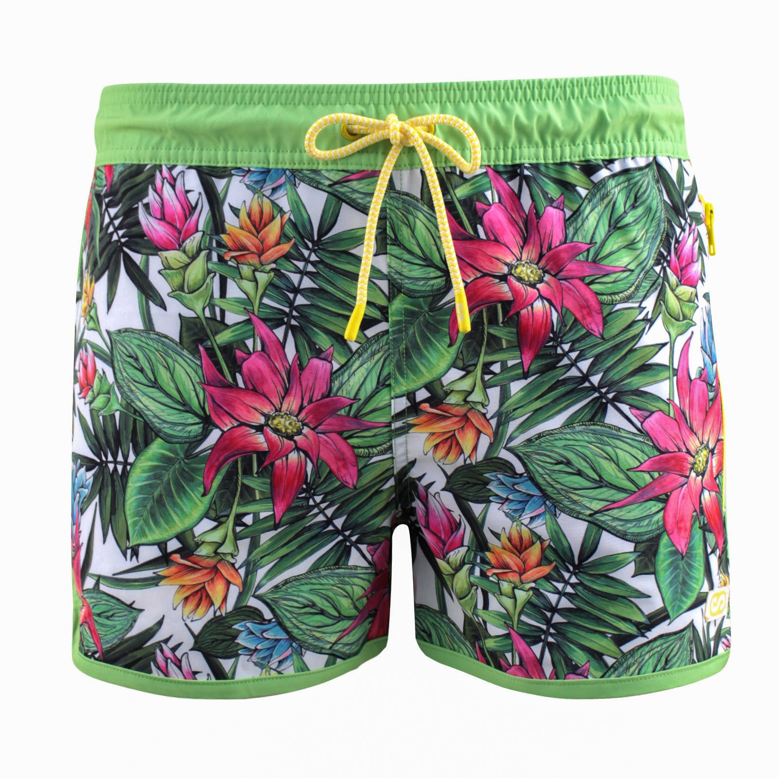 Flower Swim Trunks Sustainable | SegSea image 1