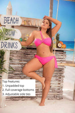 One Shoulder Bikini Set | Mapale image 2