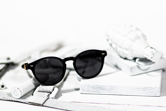 Post Matte Black Sunglasses | Brass & Unity image 2