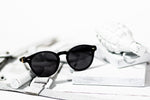 Post Matte Black Sunglasses | Brass & Unity image 2