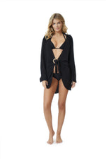 Shirt Beach Cover Up Black | PQ Swim image 4