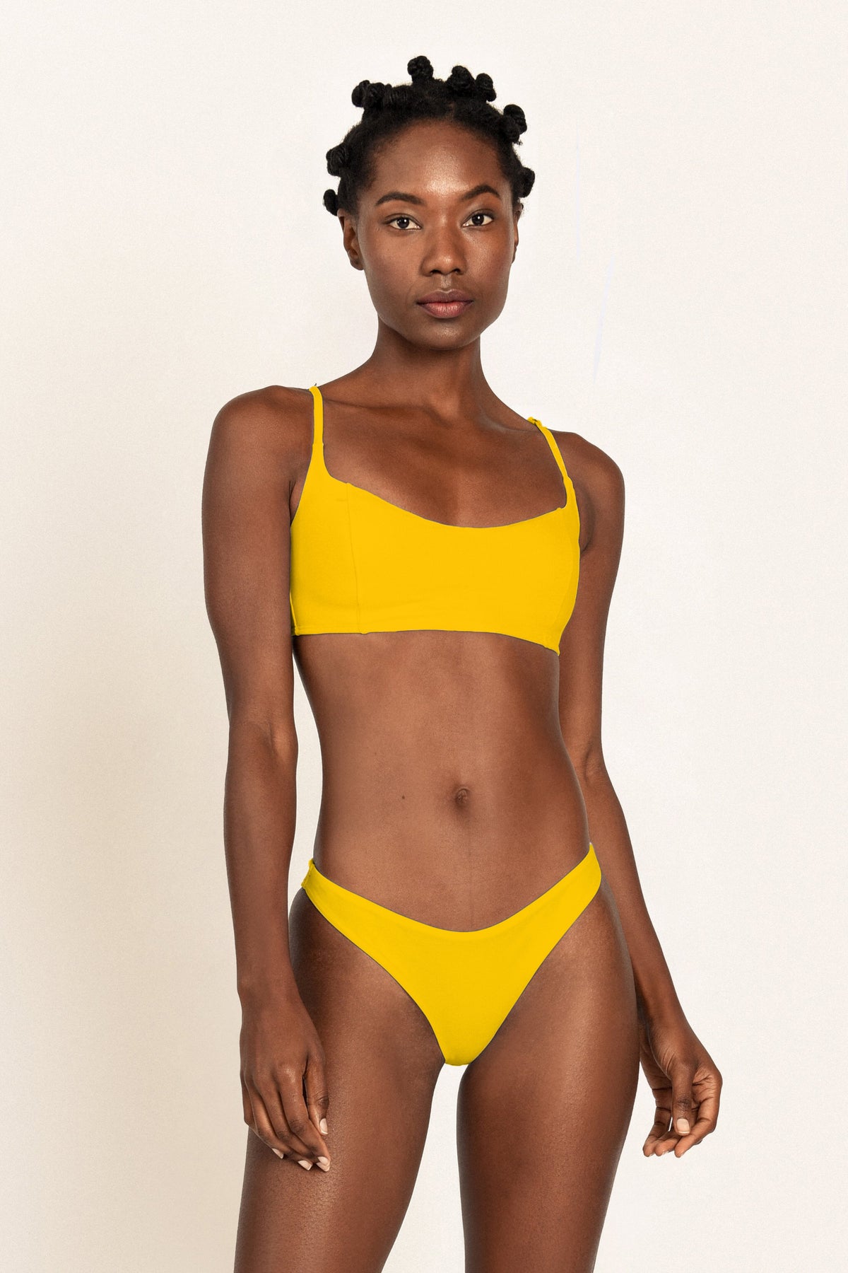 Mustard Yellow Bikini Bottoms | Peixoto image 0