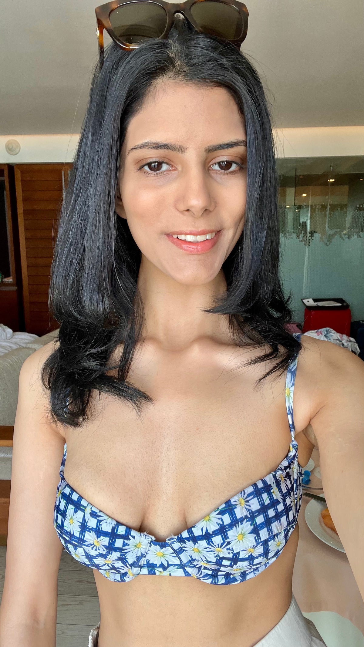 Gingham Bikini Top | Peixoto image 8