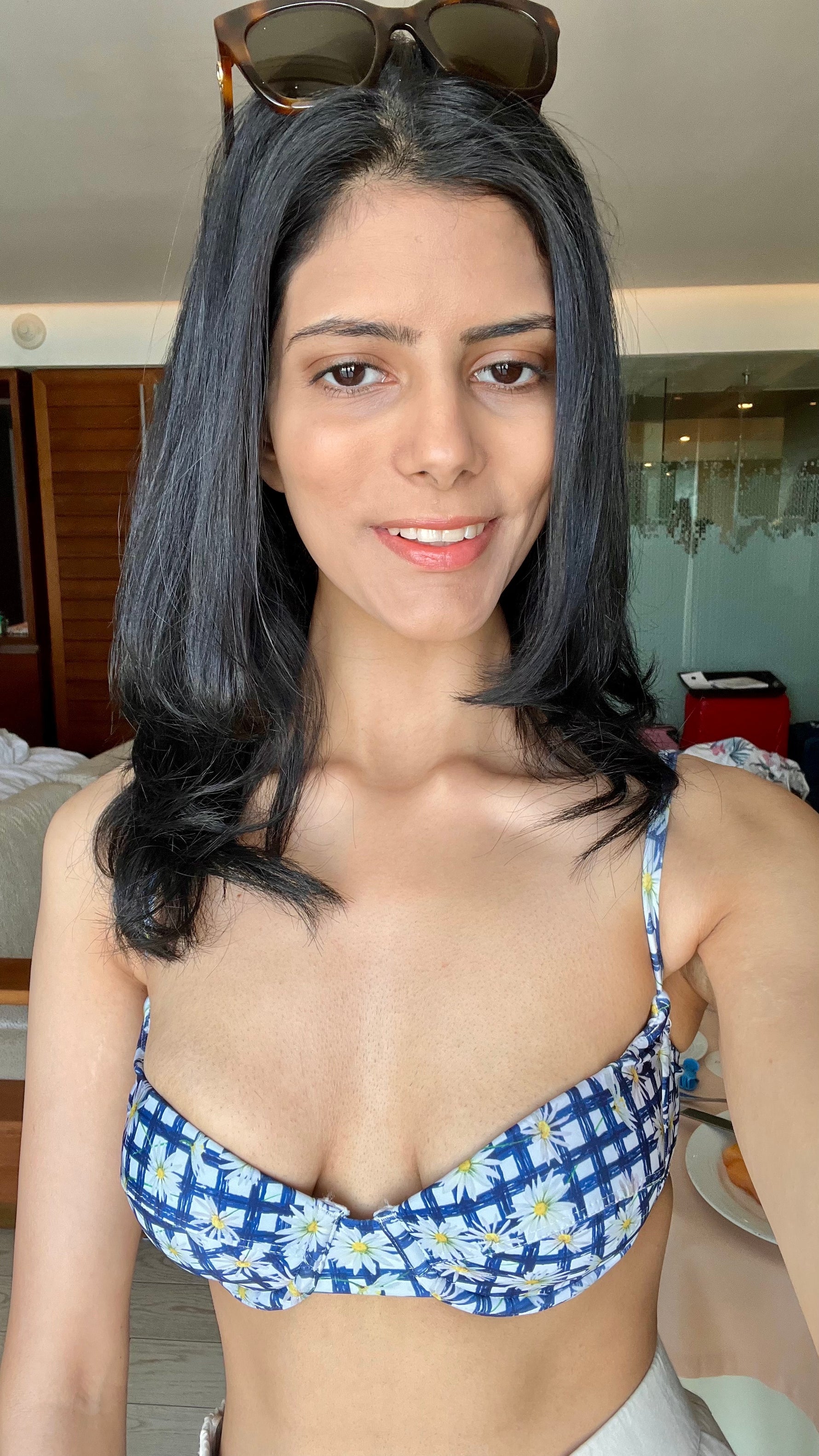 Gingham Bikini Top | Peixoto image 8