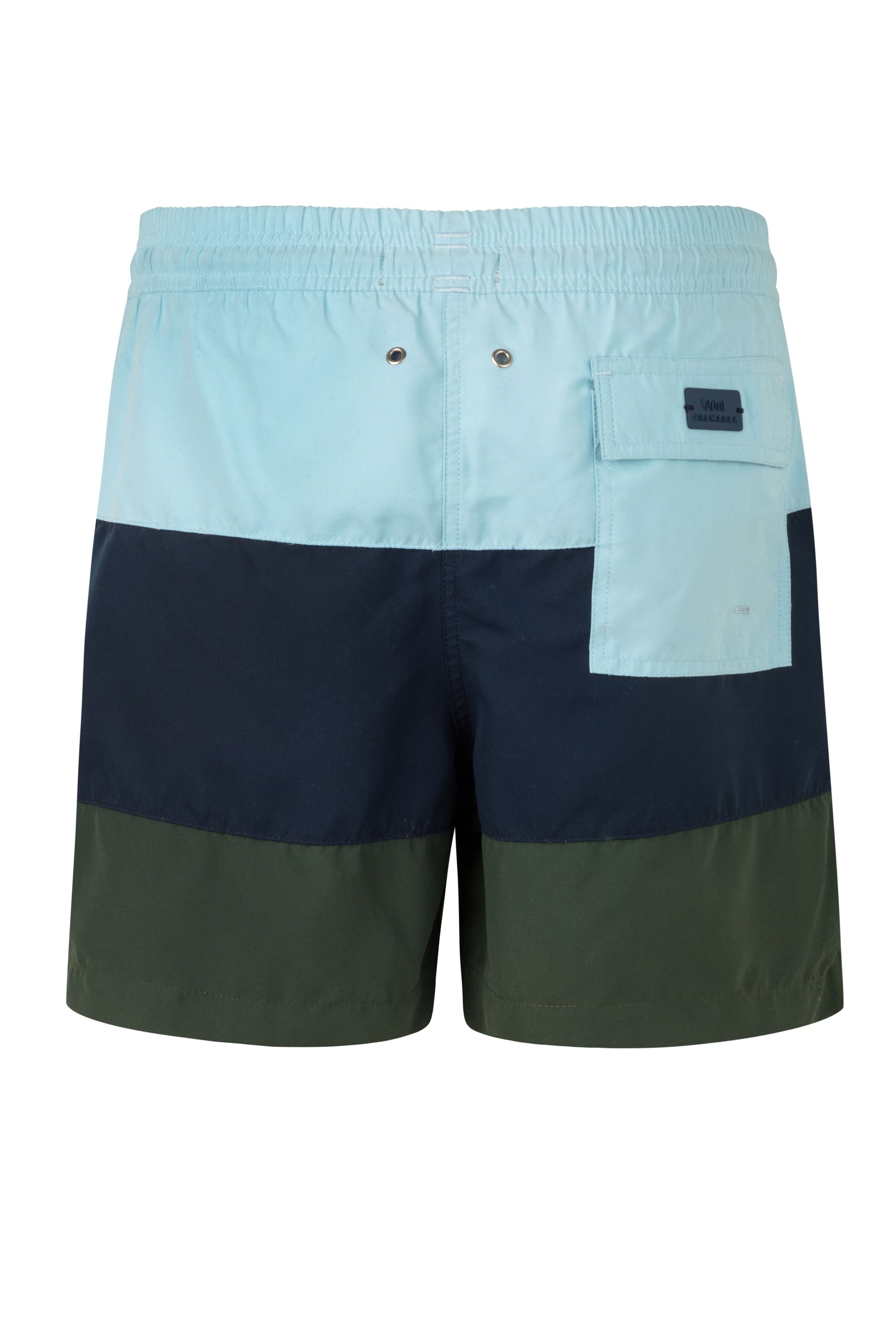 5 inch Board Shorts Color Block | Palmacea Swimwear image 4