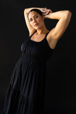 Black Maxi Dress With Pockets | Artesands image 6