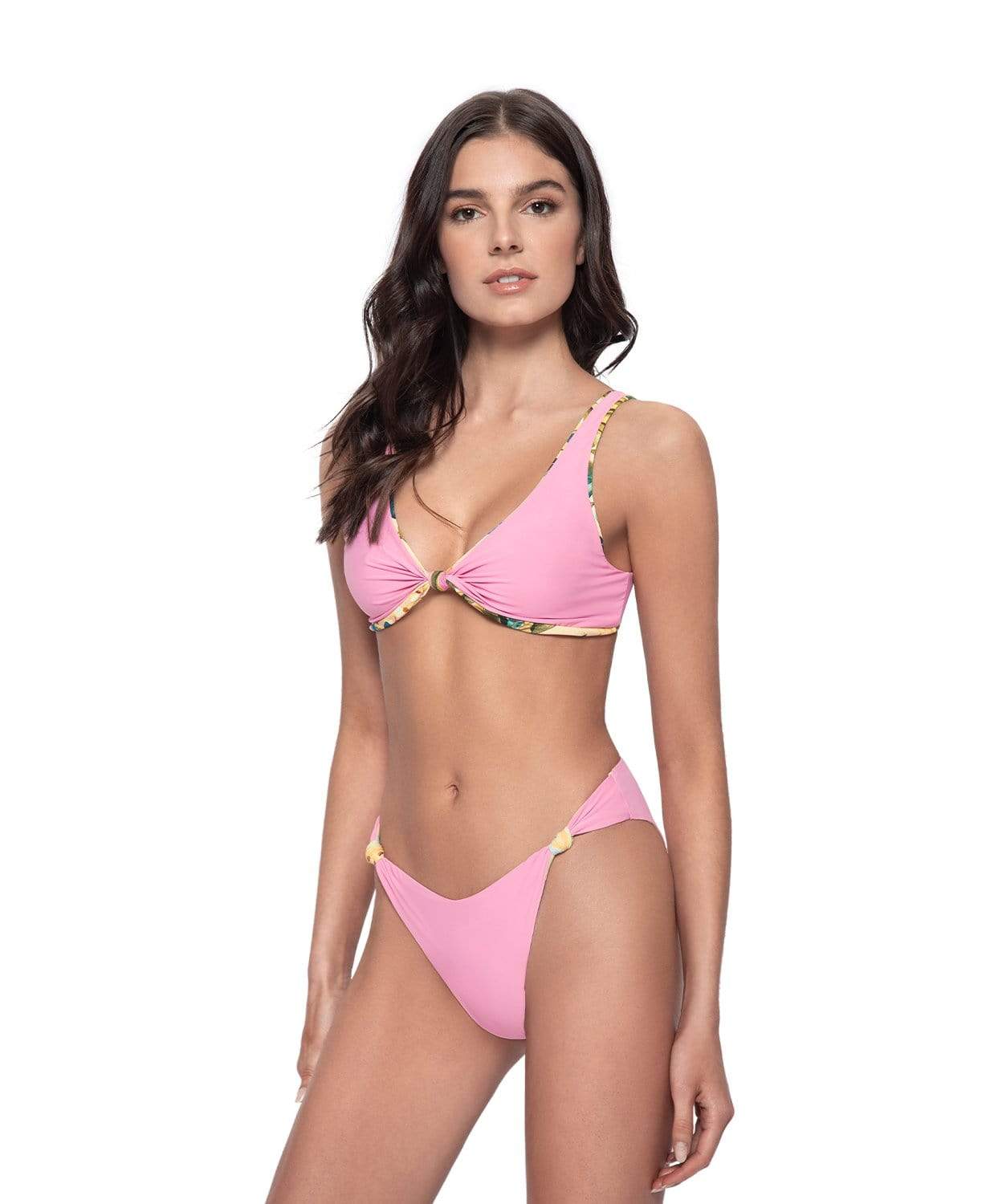 Flower Bikini Top Reversible | PQ Swim image 5