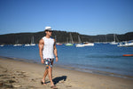 Mens Floral Swim Trunks | Island Haze image 2