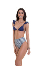 Bikini Top Eloise Navy | Maylana Swimwear image 1