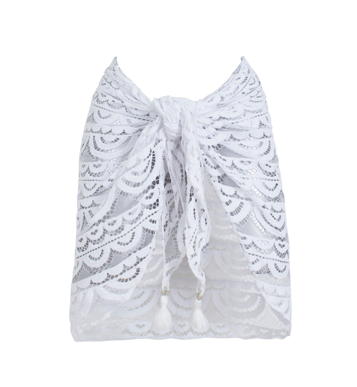 White Lace Sarong | PQ Swim image 7