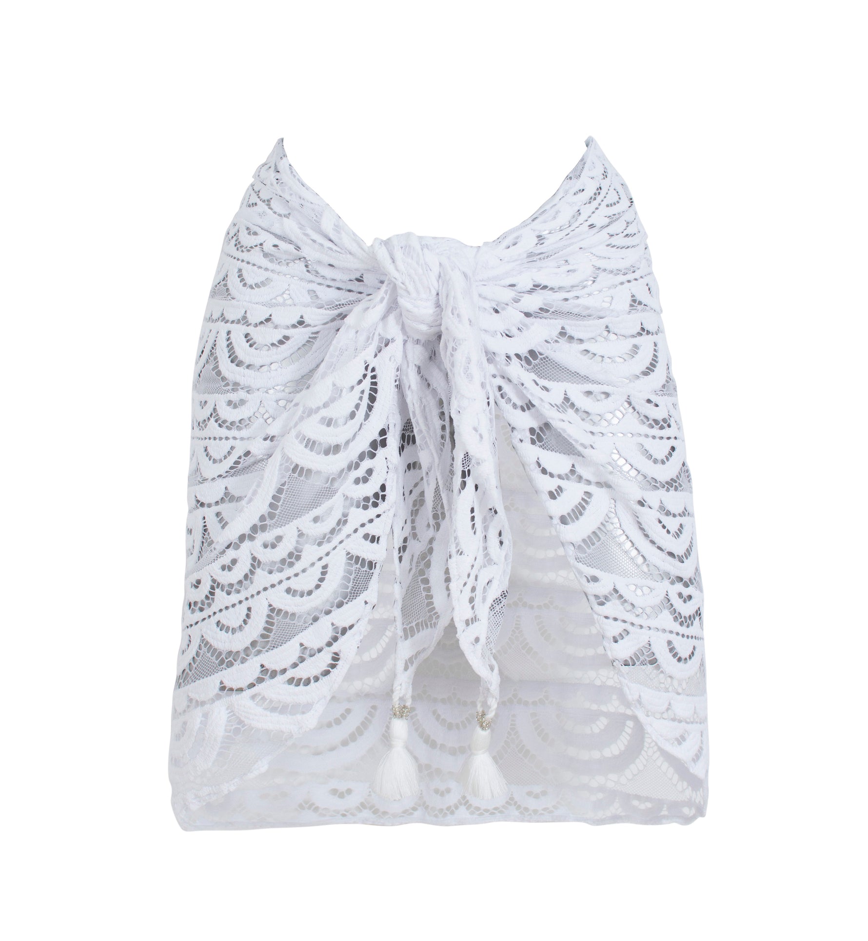 White Lace Sarong | PQ Swim image 7