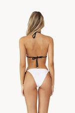 Black and White Bikini Top Sustainable | PQ Swim image 3