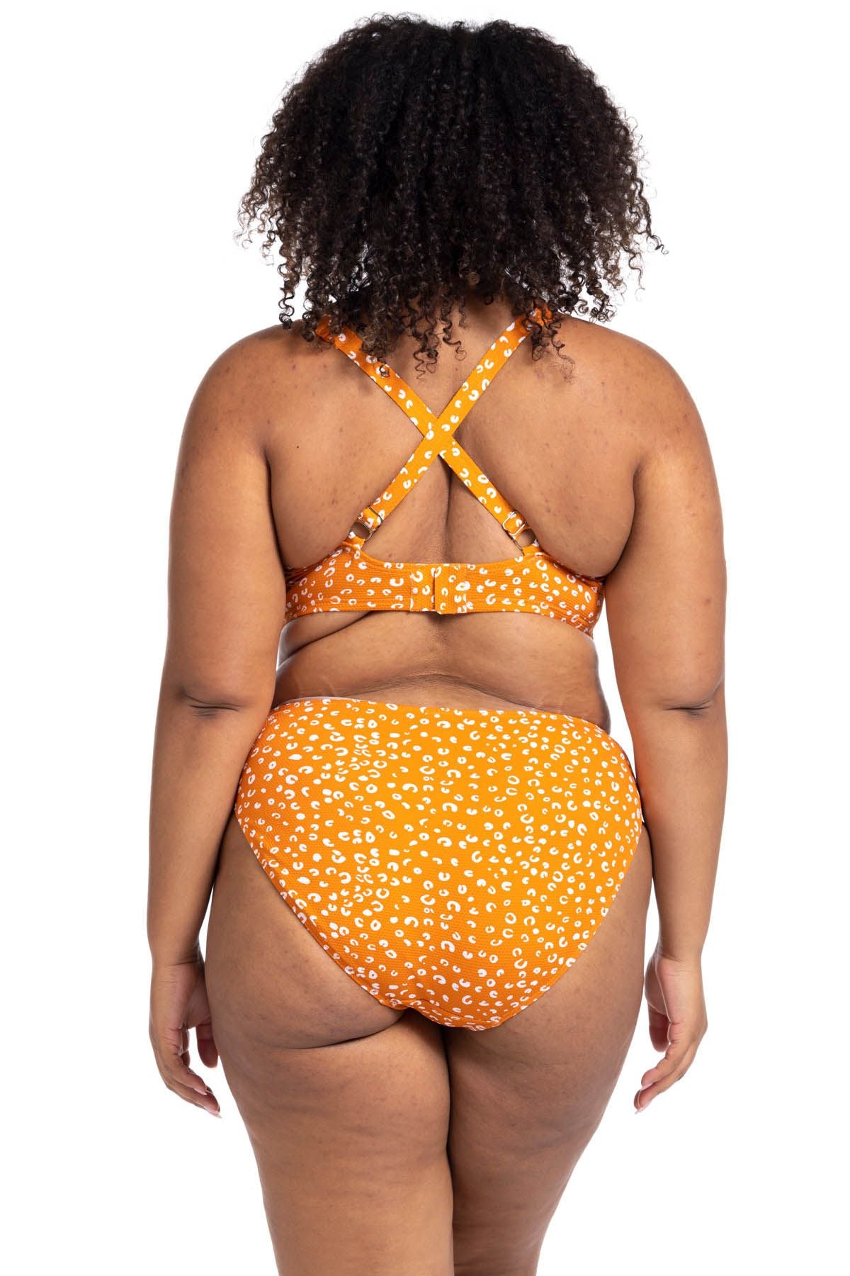 Cheetah Print High Waisted Bikini Bottoms | Artesands image 11
