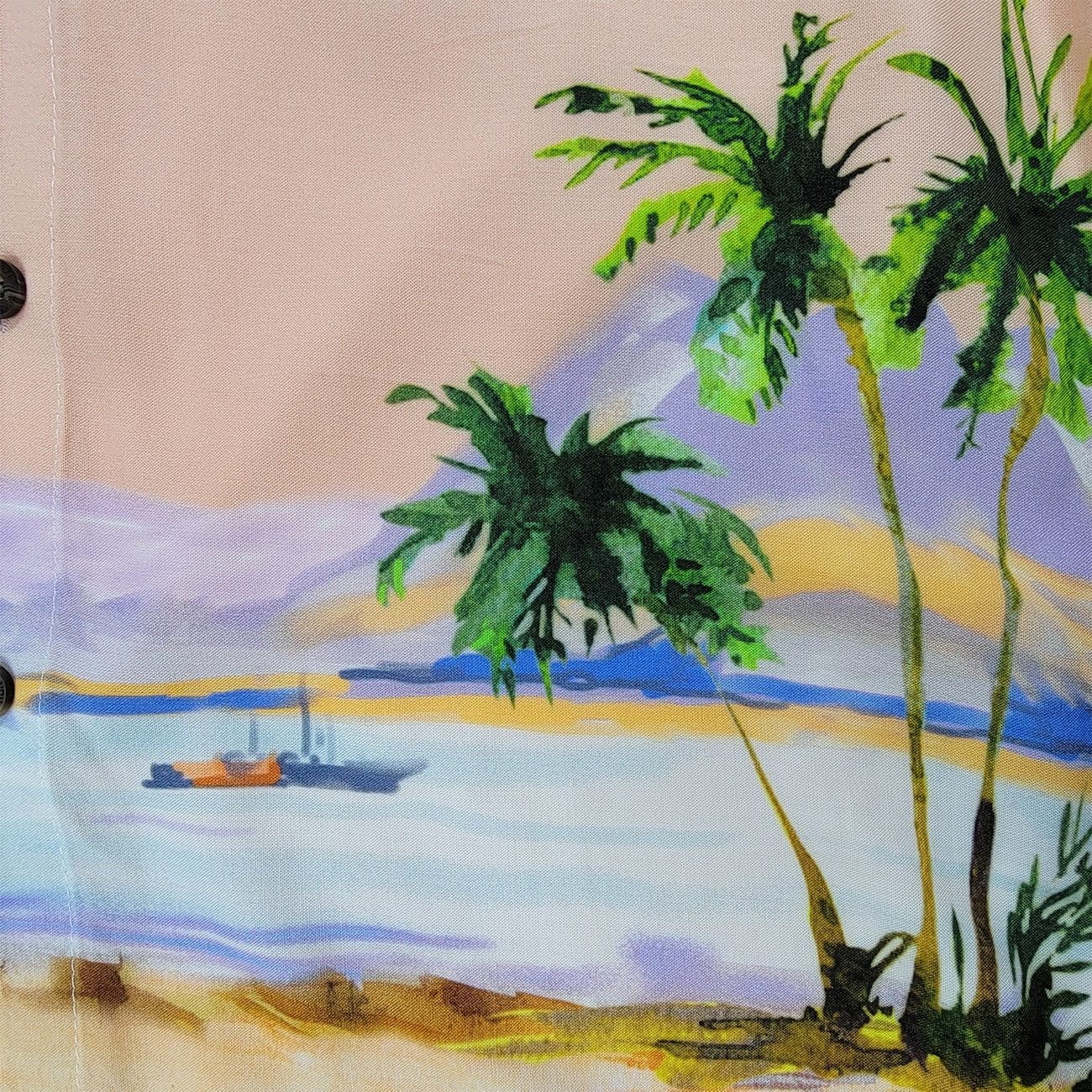 Palm Tree Hawaiian Shirt | Island Haze image 2