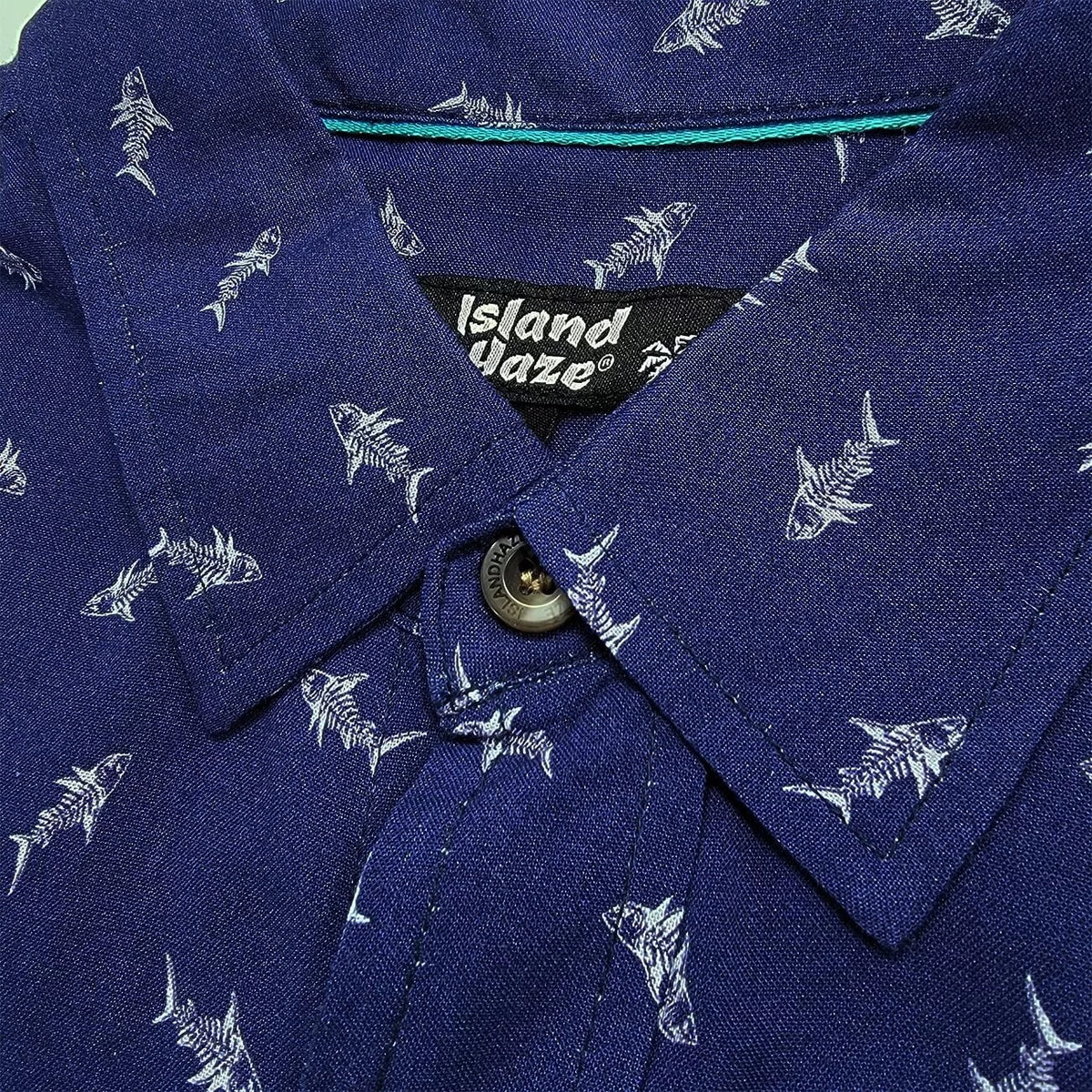 Fish Print Shirt | Island Haze image 1