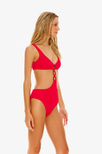 Side Cutout One Piece Swimsuit | Agua Bendita image 5