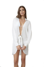 White Shirt Beach Cover Up | PQ Swim image 7