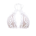 Keyhole Halter Bikini Top | PQ Swim image 6