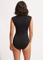 Zip Front Swimsuit Sustainable | Seafolly Swimwear image 5