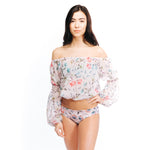 Bikini Top & Cover Up Sunshine Off Shoulder | Boamar Swimwear image 4