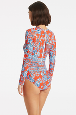 Long Sleeve Zip Swimsuit UV | Sea Level Australia image 4