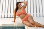 Cheetah Print High Waisted Bikini Bottoms | Artesands image 6