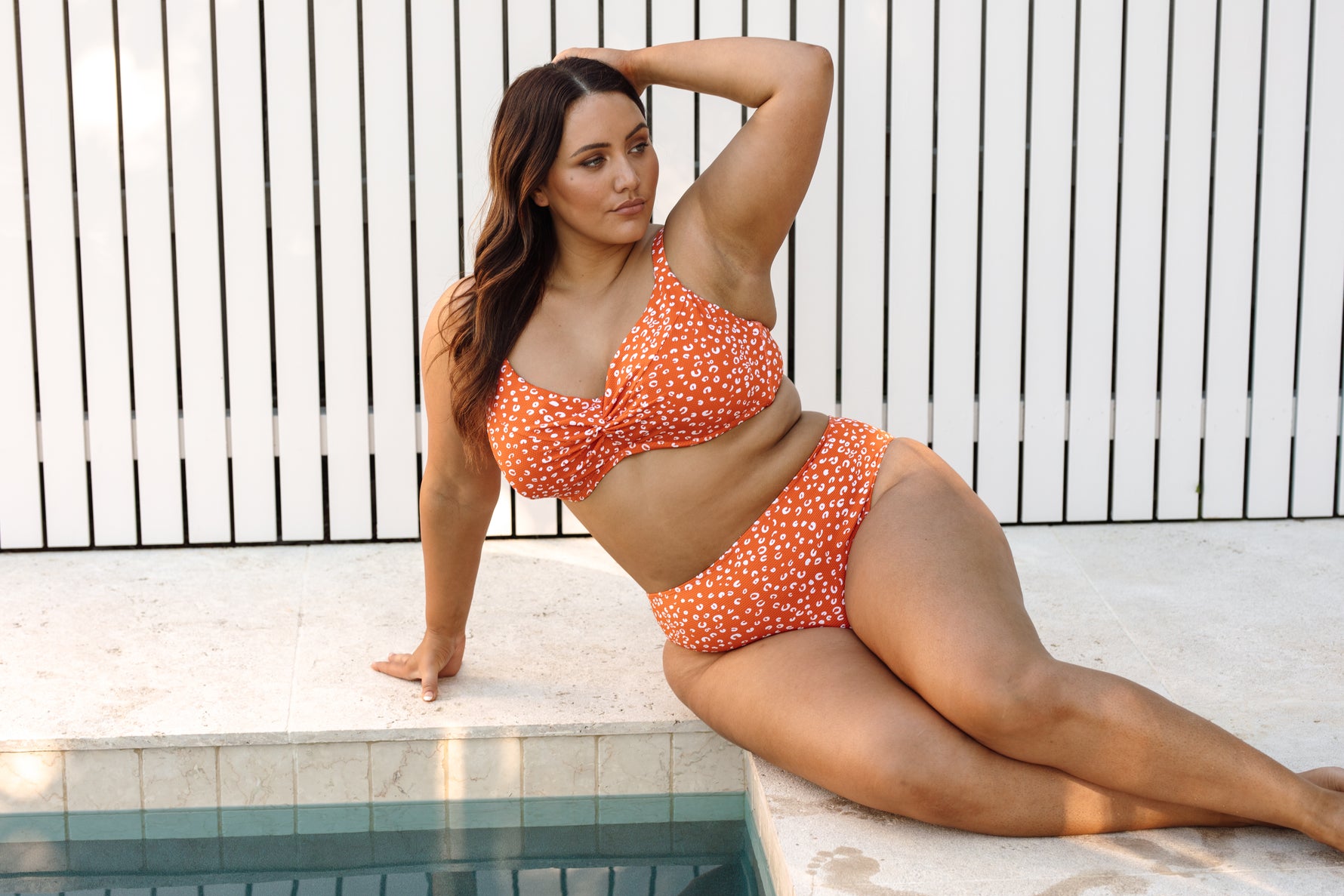 Cheetah Print High Waisted Bikini Bottoms | Artesands image 6