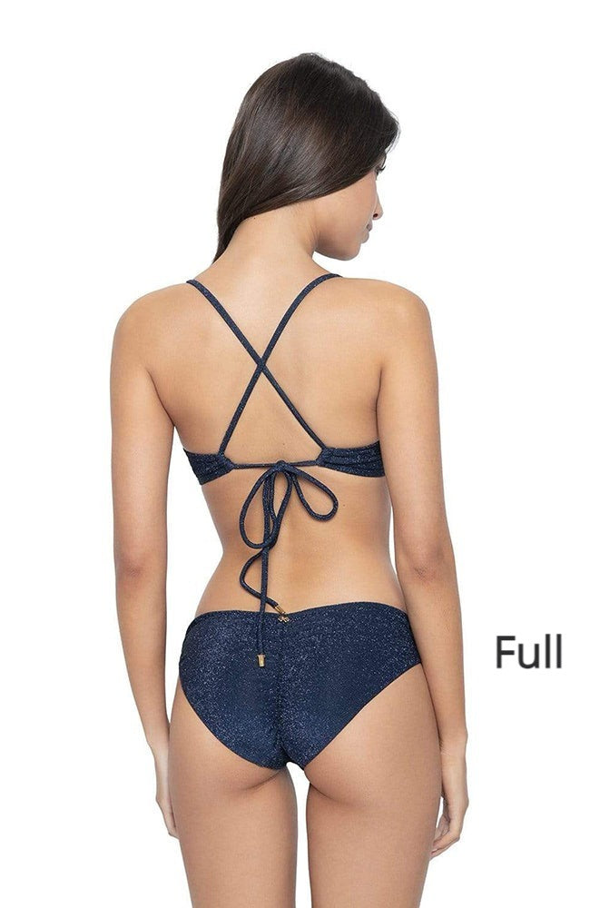 Ruched Bikini Bottoms Sparkle | PQ Swim image 3