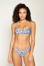 Gingham Bikini Top | Peixoto image 1